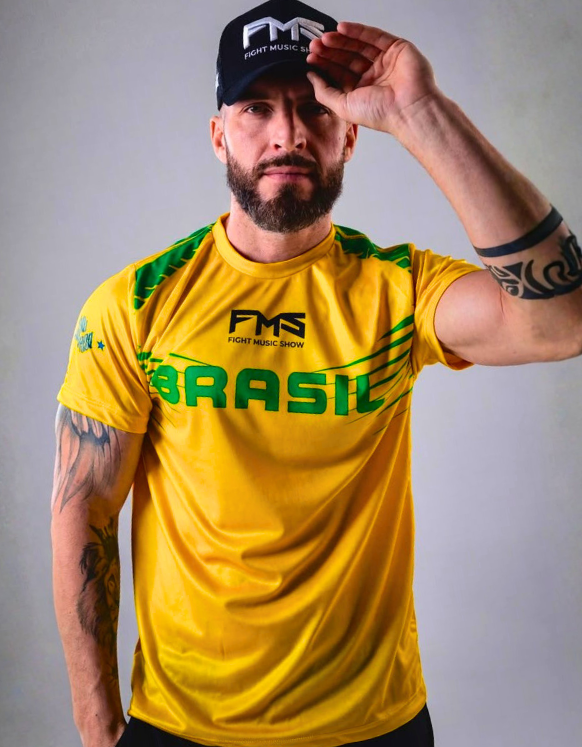 Camiseta Dry Fit Brasil Esquiva FMS
