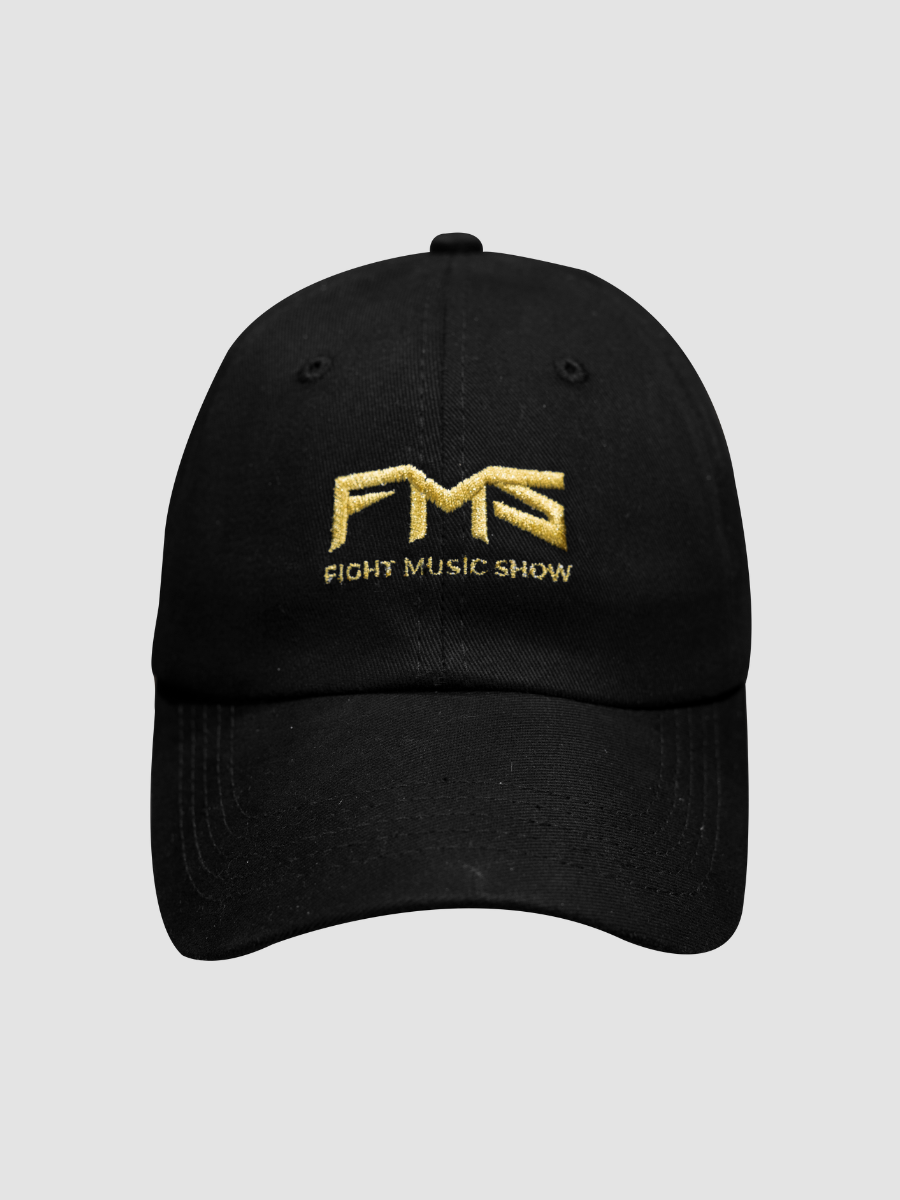 Boné Dad Hat POPÓ FREITAS Preto/Dourado