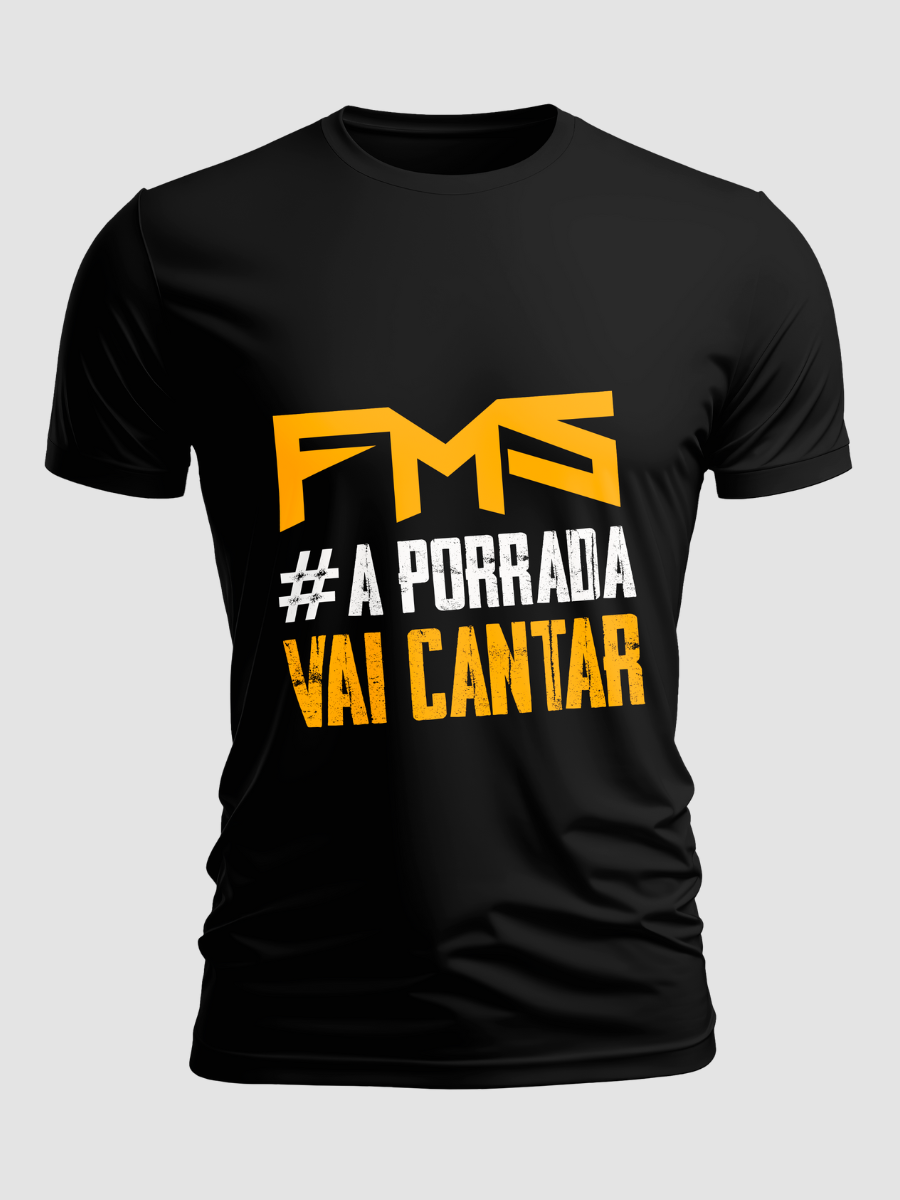 Camiseta #APORRADAVAICANTAR