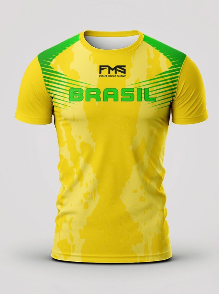 Camiseta Dry Fit Brasil FMS