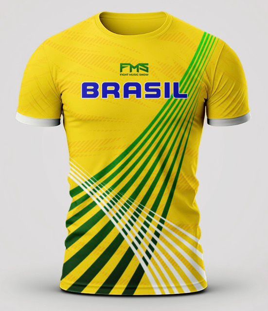 Camiseta Dry Fit Brasil FMS
